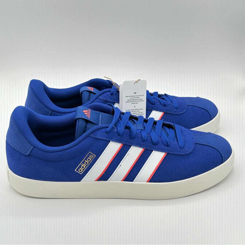 Men’s Adidas Neo VL Court 3.0 Skateboarding Shoes Size 12 Bright Blue ID6283 - Picture 2 of 9
